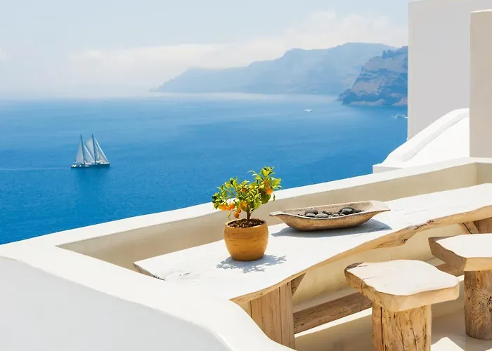 Deluxe Santorini 1 Bedroom Cherished View Private Pool & Sea Villa *