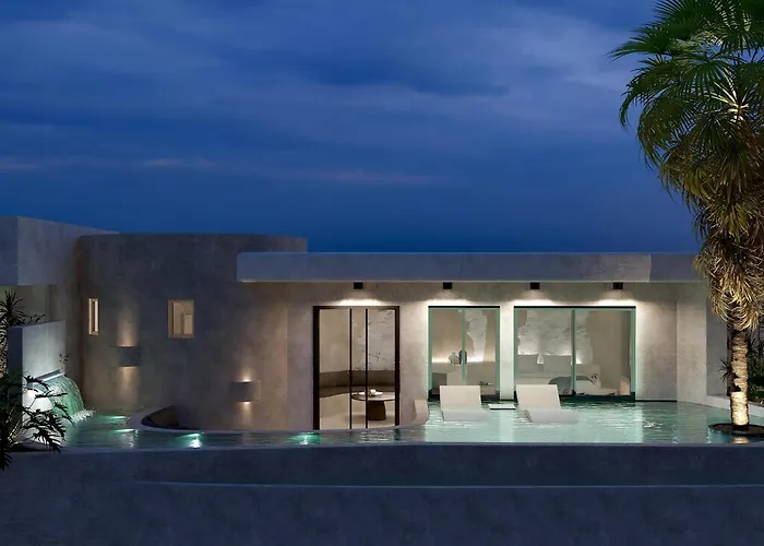 Deluxe Santorini 1 Bedroom Cherished View Private Pool & Sea Villa *